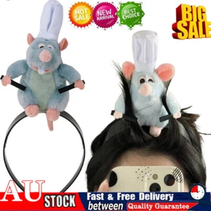 Ratatouille Remy Rat With Bread White hat Soft Plush Toy KU - Picture 1 of 14