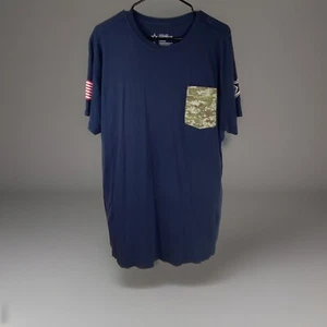 T-shirt Dallas Cowboys Salute To Service blu navy taglia XL - Foto 1 di 6