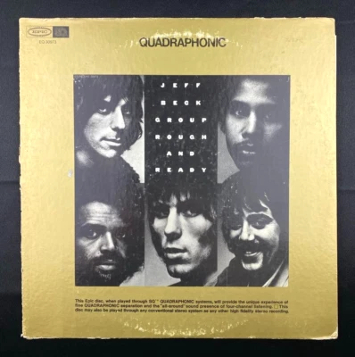 Jeff Beck Group Rough And Ready QUAD vinyl record LP Quadraphonic 33 RPM SQ VG - Image 1 of 4