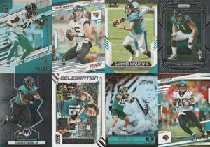 Jacksonville Jaguars Football Lot of 8 - Old And New Players Great Value
