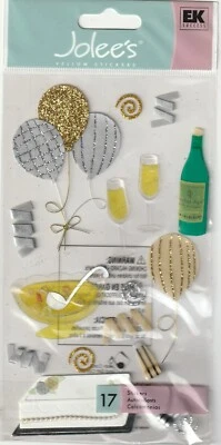 Jolee's Boutique 3-D CELEBRAR Feliz Año Nuevo Tema 63854 ¡Envío Rápido GRATIS! Foto 1 de 2