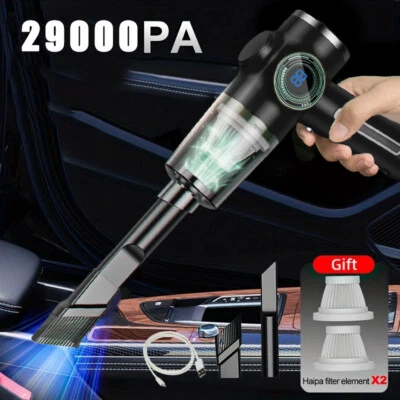 Recargable Aspiradora De Mano Para Casa Auto Carro Inalambrica Limpieza Carros - Image 1 of 4