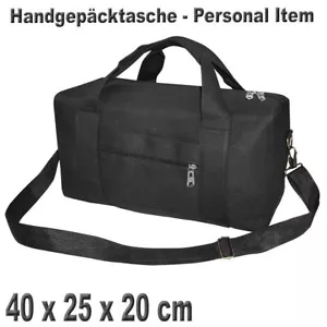 Robuste Ryanair Reisetasche 40x25x20 cm Handgepäck Boardgepäck Flugzeug EasyJet - Bild 1 von 8
