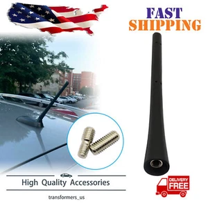 For Nissan Rogue Rogue Sport 08-2020 7" Short Black Antenna Mast Rod Radio AM/FM - Picture 1 of 6