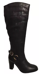 Diba Womens City Glaze Engineer Boot, Black, 11M - Picture 1 of 2