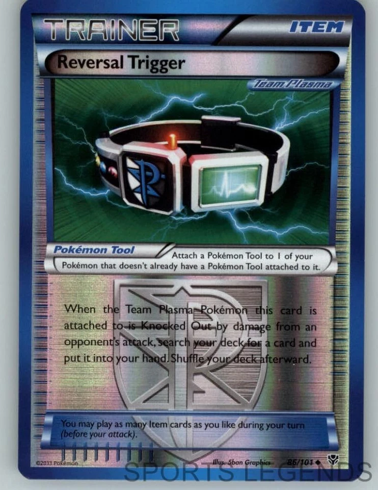2013 pokemon Plasma Blast reverse holo Reversl Trigger 86/101 - Image 1 of 1