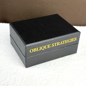 NEU! Brian Eno & Peter Schmidt Oblique Strategies (1975) 2001 5th Edition Cards! - Bild 1 von 3