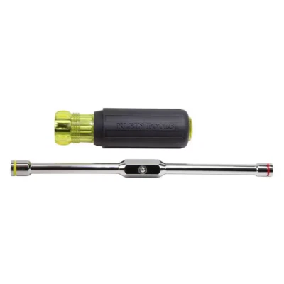 Driver de porca Klein Tools 65064 cabeça sextavada 2 em 1, 1/4 polegadas e 5/16 polegadas - Imagem 1 de 4