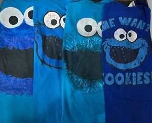 Sesame Street Cookie Monster Graphic Mens T-Shirts Medium Four Styles/Variants - Picture 1 of 42