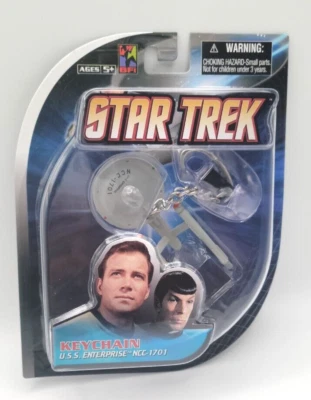 New  Star Trek USS Enterprise NCC-1701 Keychain 2009 - Image 1 of 2