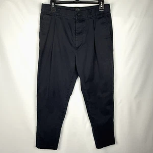 Pantalones de vestir COS negros de cintura alta plisados con cremallera cónica para mujer 30R - Imagen 1 de 7