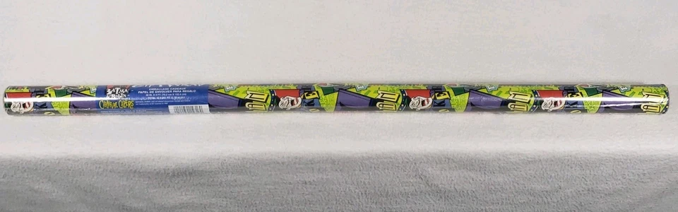 Batman The Animated Series Robin Joker Batgirl Wrapping Paper Gift Wrap 1997 DC - Image 1 of 4