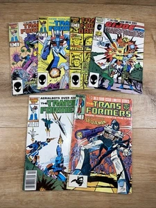 Vintage Marvel Transformers Comic Book Lot Of 6 - Picture 1 of 9