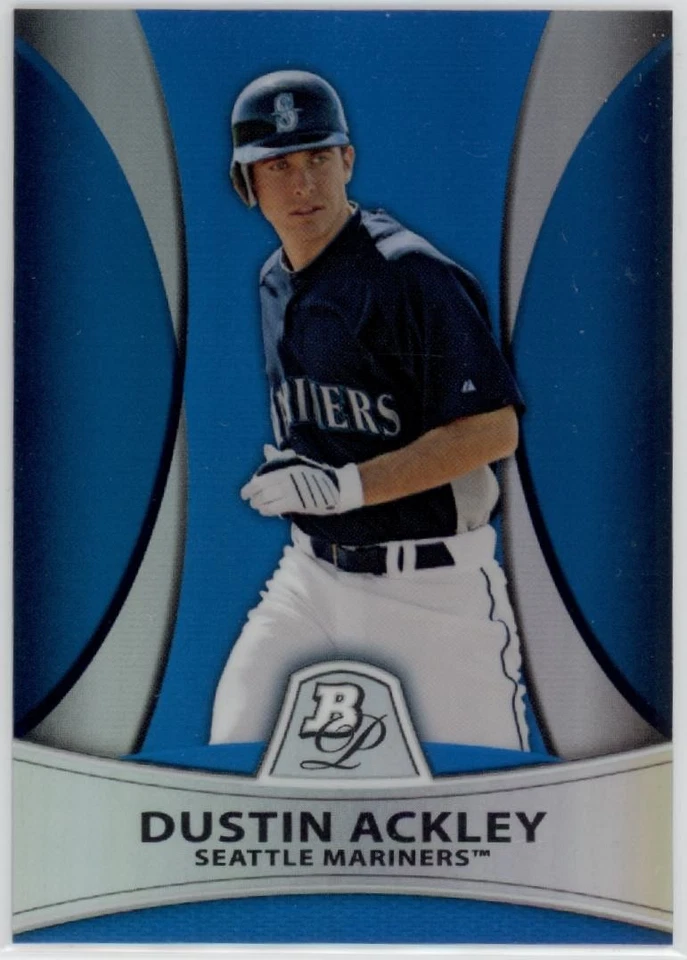 Dustin Ackley Bowman Platinum Blue Refractor RC 33/99 2010 #PP6 (F1498) Foto 1 de 1