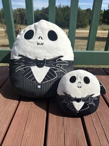 Peluche Squishmallows L'incubo prima di Natale Jack Skellington 12" più 6" - Foto 1 di 14