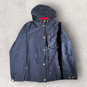 Lauren Ralph Lauren Blue Multi-Pocket Hooded Parka Jacket Womens Size L - Picture 1 of 16