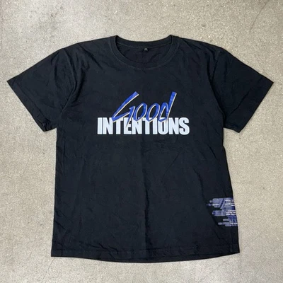 Camiseta Vlone X Navegación Buenas Intenciones Negra Púrpura Paloma Para Hombres Talla S Camiseta de Rap Foto 1 de 4