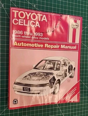 Haynes Toyota Celica 1986 to 1993 Front Wheel Drive Repair Manual #2038 - 92020 - Image 1 of 4