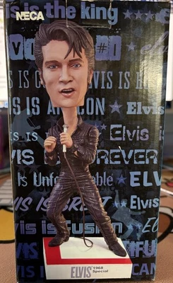 Figura Elvis Presley 1968 Regreso Neca Head Knocker Bobble Head Nuevo en caja Foto 1 de 3