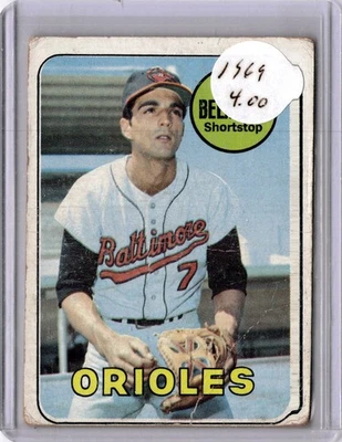 1969 Topps #299 Mark Belanger - Image 1 of 2