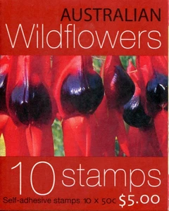 2005 Australian Wildflowers - Stamp booklet Barcode 182885 1K Reprint - Picture 1 of 3