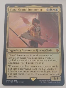MTG FOIL Yuna, Grand Summoner - FINAL FANTASY Commander #008 - Picture 1 of 4