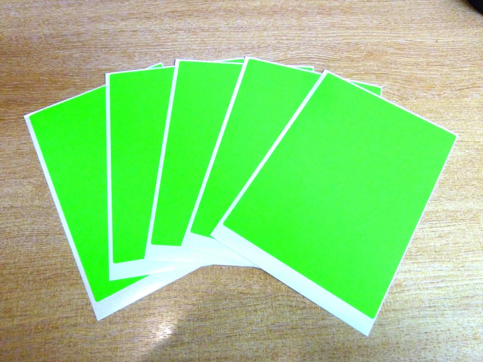 Large 195x139mm A5 coloured self-adhesive paper labels stickers - 14 colours - Image 1 of 1