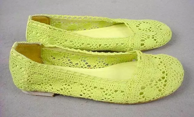 Novo Sapato Casual Feminino COLIN STUART Tecido Verde Crochê Plano Conforto Tamanho 9 M  - Imagem 1 de 2