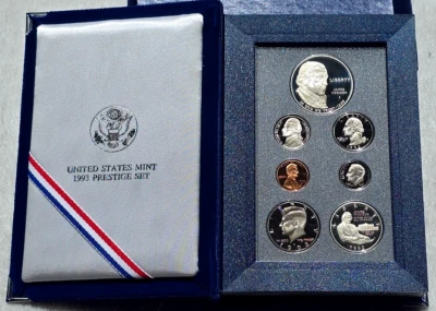 1993-S Bill of Rights Proof Prestige Set Commemorative Coins James Madison COA - Image 1 of 4