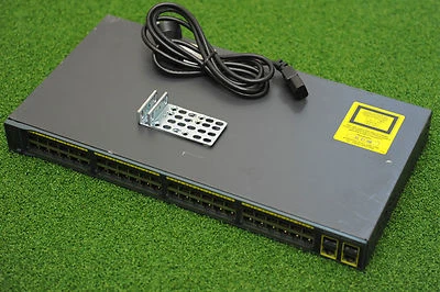 Cisco WS-C2960-48TC-L 10/100 48 Port Managed Switch w/Racks - 1 YEAR WARRANTY - Image 1 of 2