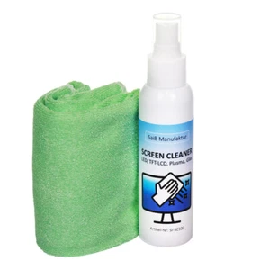 Bildschirmreiniger / Screen Cleaner 2x 100 ml. inkl. 2 Mikrofasertuch - Bild 1 von 5