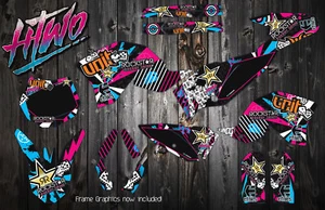 KIT GRAFICA KTM 65 2009-2015 DECAL KIT ADESIVI KIT GRAFICO KTM65 2009 DECALS - Foto 1 di 1