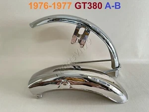 1976-1977 Suzuki GT380 Front & Rear Fender. Sebring Water Buffalo pair Mud Guard - Picture 1 of 9
