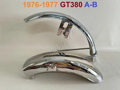 Guardabarros delantero y trasero Suzuki GT380 1976-1977. Par de guardabarros Sebring Water Buffalo Foto 1 de 4