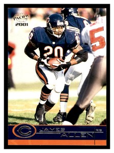 2001 Pacific #72 JAMES ALLEN Chicago Bears