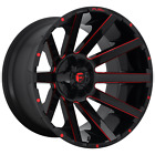 20x10 Fuel D643 CONTRA GLOSS BLACK RED TINTED Wheel 5x5.5/5x150 (-18mm)