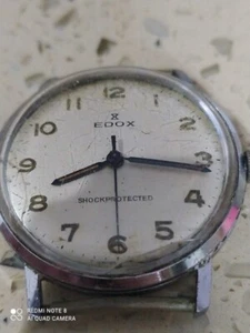 Vintage EDOX Hand Winding ST 1686 1950 35mm Work & STOP - Picture 1 of 7