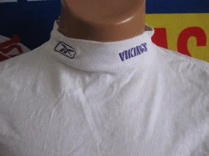 MINNESOTA VIKINGS vintage Turtleneck Shirt Men's Medium Reebok y2k NFL FOOTBALL - Picture 1 of 4
