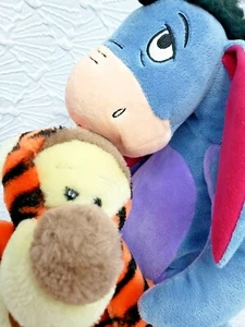 Plush Disneyland & Walt Disney World 8" Tigger & Kohls Cares 15" stuffed Eyeore - Picture 1 of 9