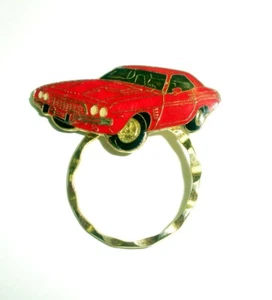 1970's Dodge Charger Red Enameled Spec Pin Detti Originals - Picture 1 of 1