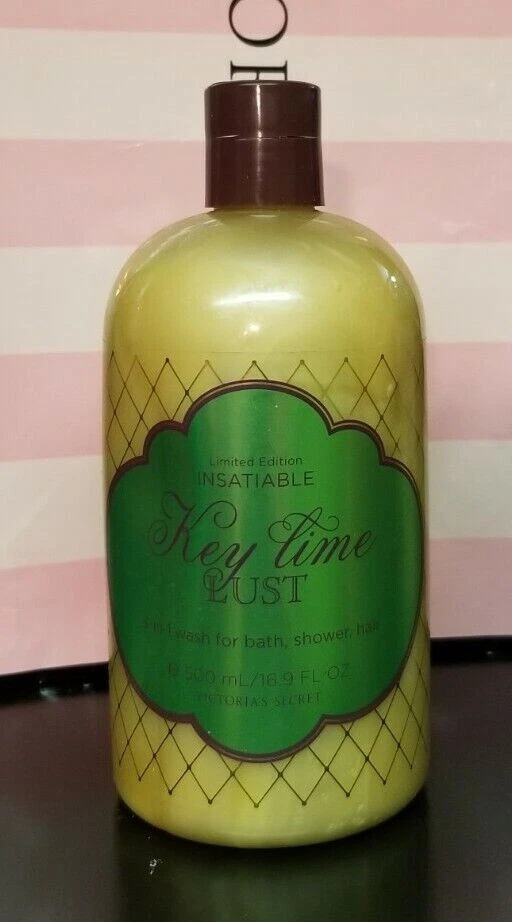 Victoria's Secret ❤️ Key Lime Lust 3-1 Body WASH HAIR 16.9oz VINTAGE Insatiable - Image 1 of 1