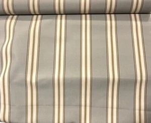 20 YDS SUNBRELLA SHADE OUTDOOR WATERPROOF FABRIC PRESTON STONE 4768 47" WIDE - Picture 1 of 5