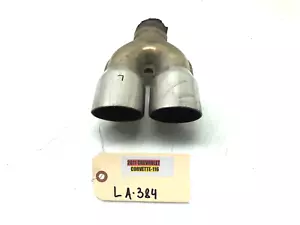 2005-2013 CORVETTE C6 LEFT DRIVER REAR EXHAUST END TIPS #CUT OFF - Picture 1 of 5
