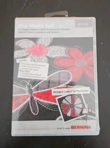 BERNINA EMBROIDERY Designs CD 21019 BOY MEETS GIRL DesignWorks - Picture 1 of 3