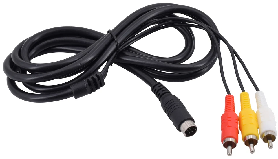 AV Chinch Kabel für Sega Mega Drive 2 / II / MD2 Neuware