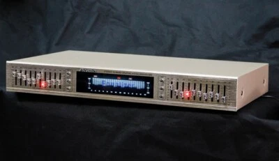 Dual 10-Band Digital Equalizer EQ Tuner Preamp Spectrum Display for Studio/KTV - image 1 of 4