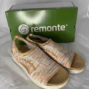 Remonte R2955-90 Plateausandalen auswechselbares Fußbett Slip On Neu Gr 41 - Bild 1 von 6