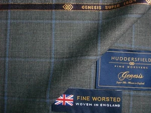 Hardy Minnis Véritable 100% Super 180’S (14.5 Microns) Laine Costume Tissu = - Picture 1 of 12