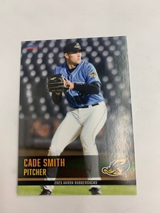 Cade Smith Card 2023 Akron Rubber Ducks Team Card