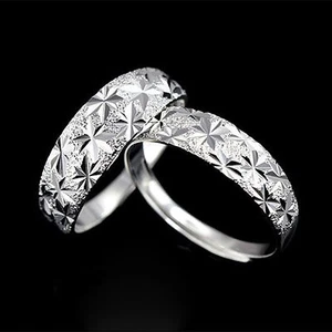 Damen Ring 925 Sterling Silber plattiert größenverstellbar stylisch edel cool - Bild 1 von 4